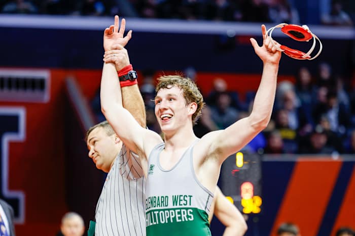 Illinois wrestling championships February 17 2024 Nate Latsch 25923